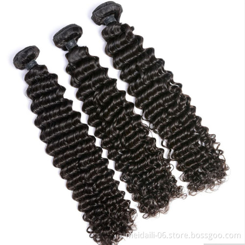 Indian virgin 9a raw deep curly cuticle aligned hair